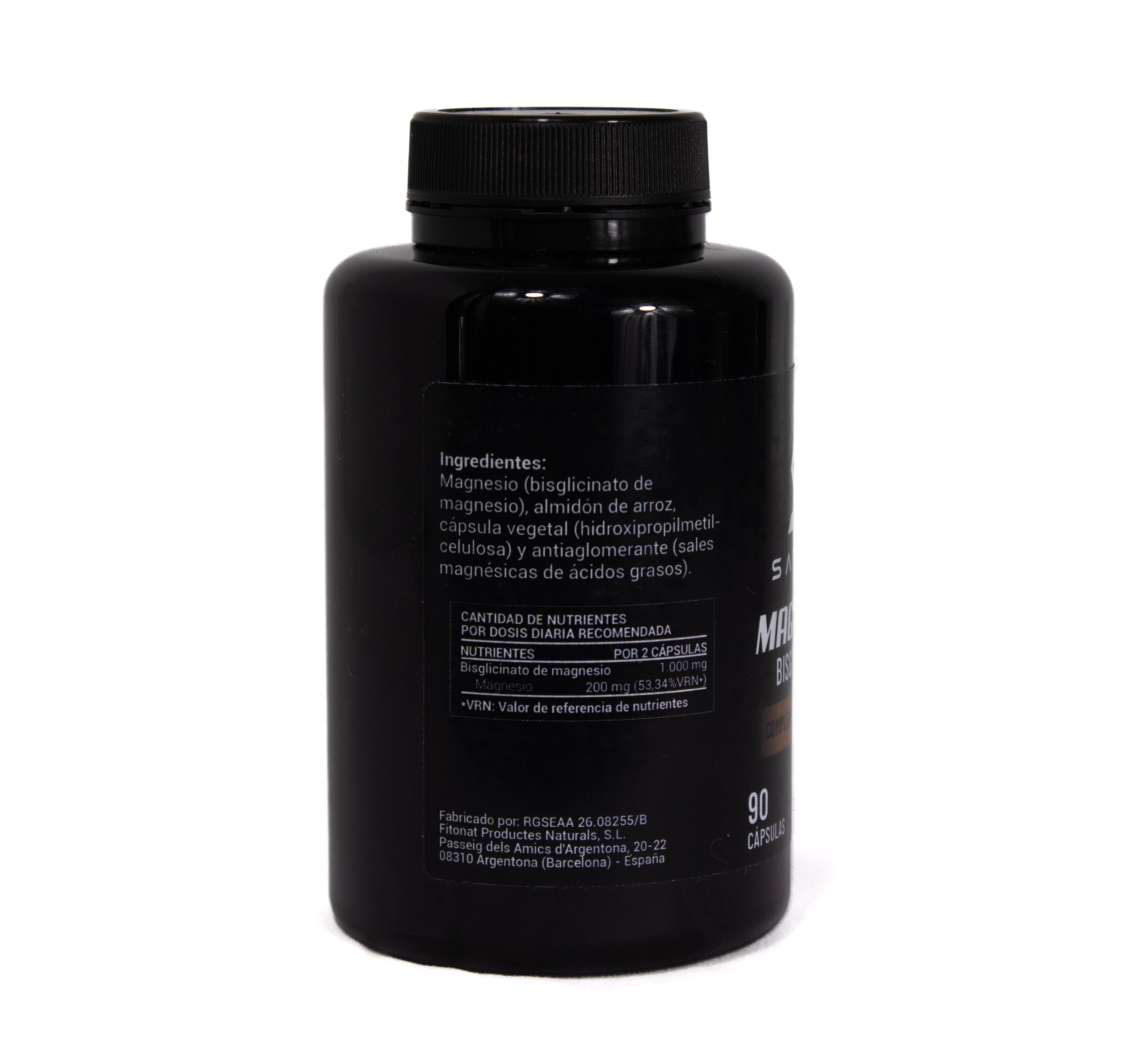 Bisglicinato de Magnesio (90 cápsulas)