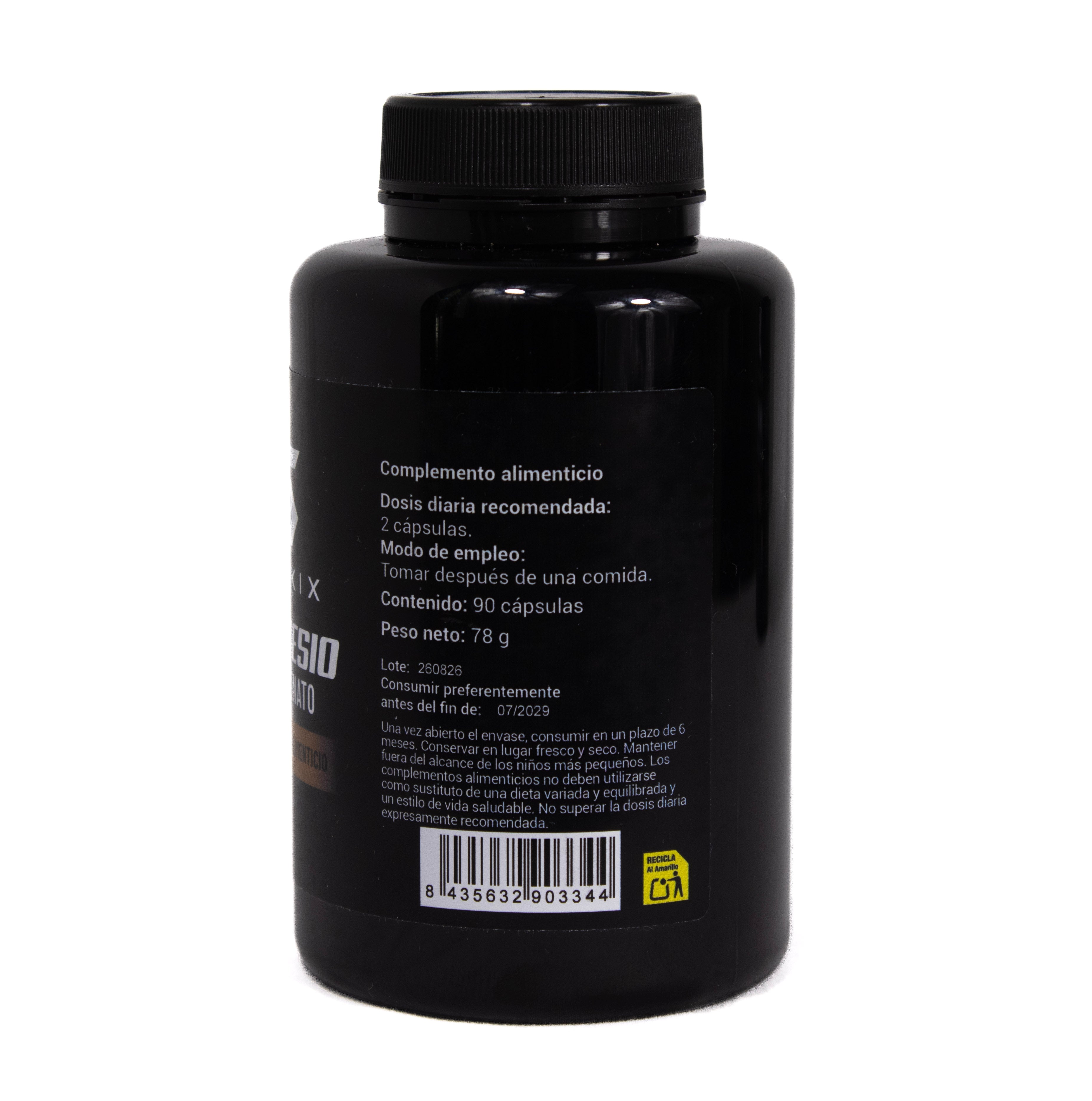 Bisglicinato de Magnesio (90 cápsulas)